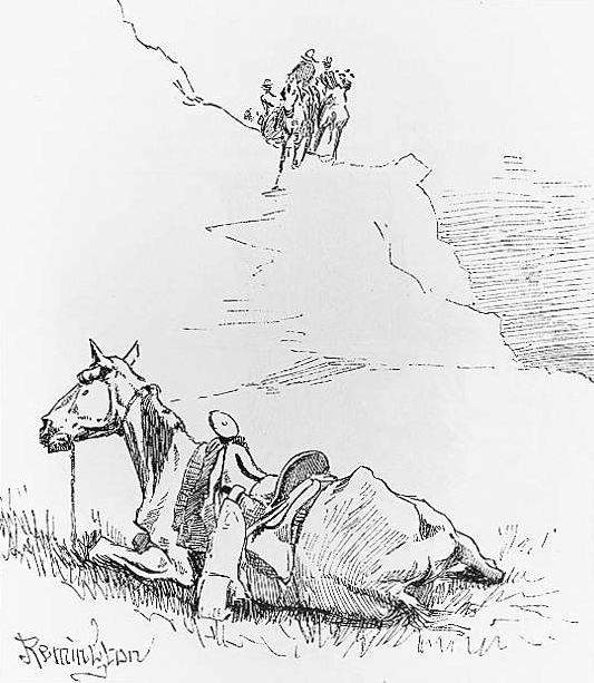 "We Found a Small Pony, Saddled and Bridled, Lying Down"